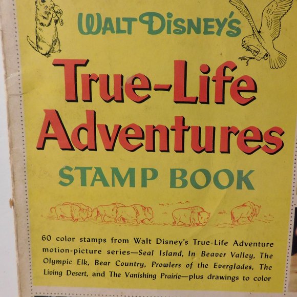 Walt Disney's True Life Adventures Stamp Book VINTAGE 1955 - Picture 2 of 9